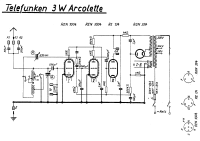 Telefunken Arcolette-3W-Schematic 